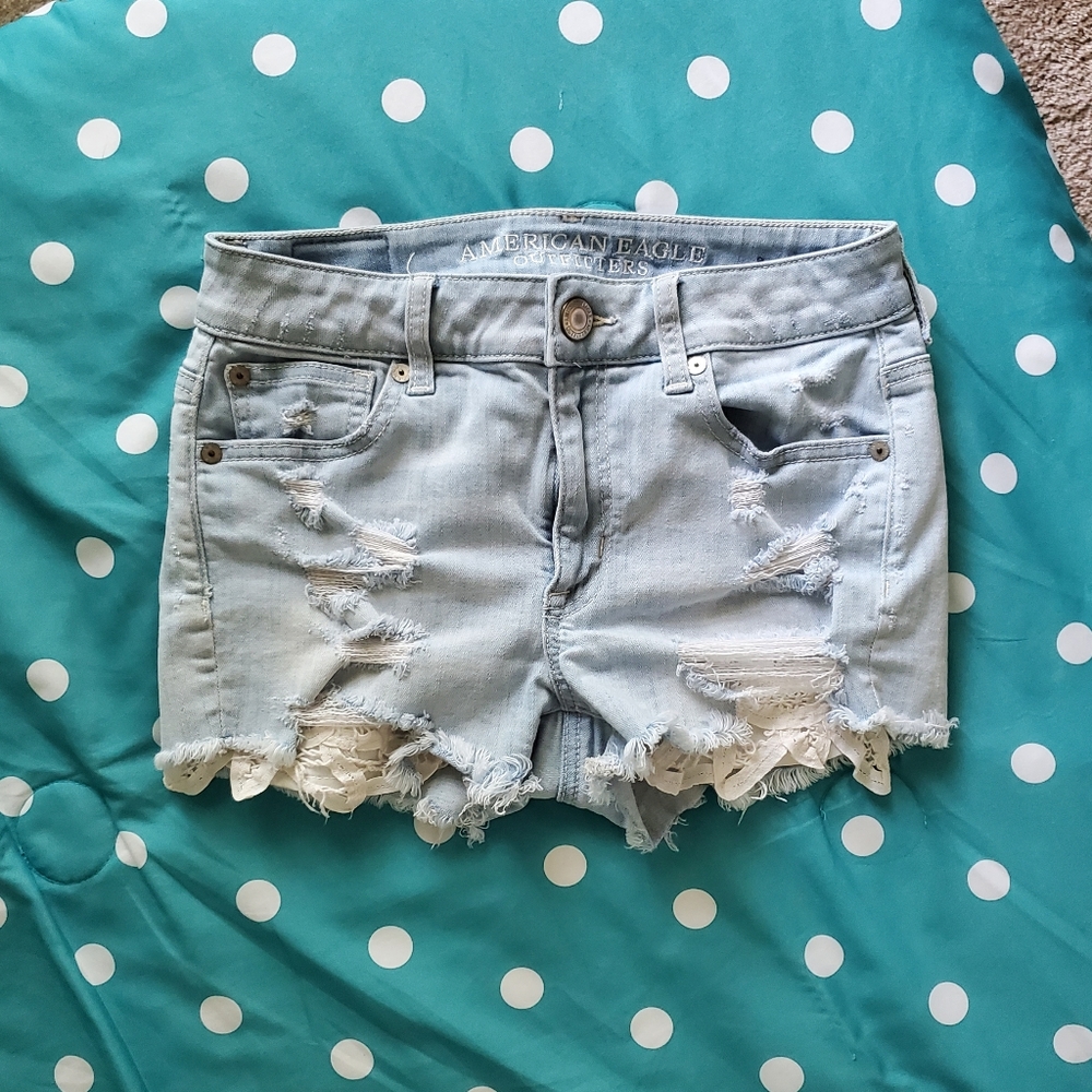 AE Hi-Rise Jean Shorts